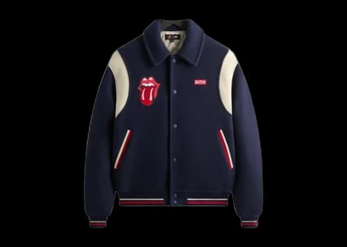 Kith x The Rolling Stones Wool Varsity Jacket Nocturnal