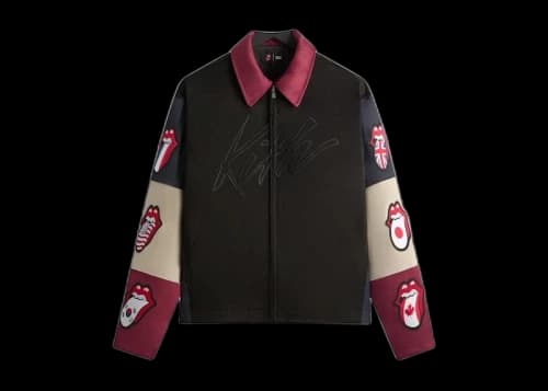 Kith x The Rolling Stones Microsuede Owen Jacket Black