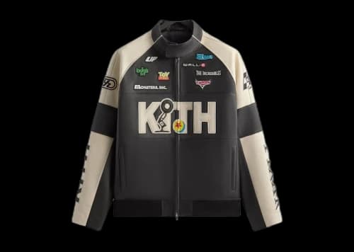 Kith x Disney Pixar Dejan Leather Jacket Black