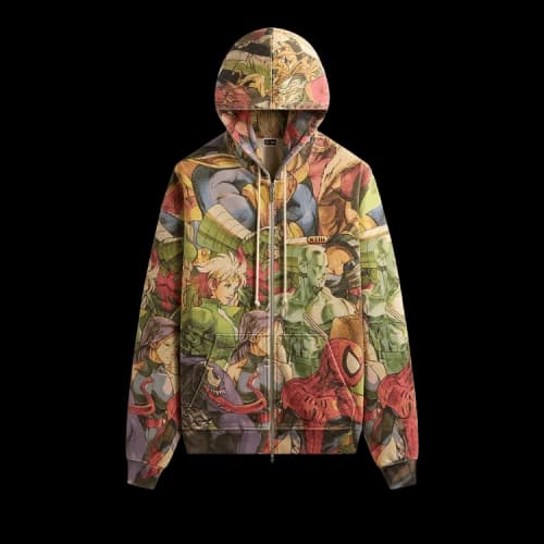 Kith x Marvel vs. Capcom New Age Of Heroes Nelson Full Zip Hoodie 'Veil'