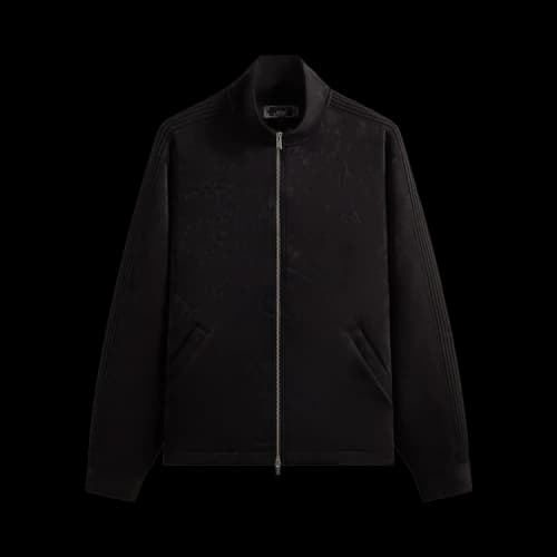 Kith Sueded Scuba Connor Track Jacket 'Black'