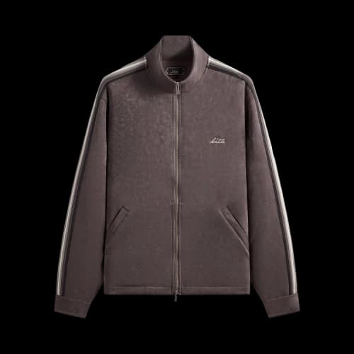 Kith Sueded Scuba Connor Track Jacket 'Thunder'