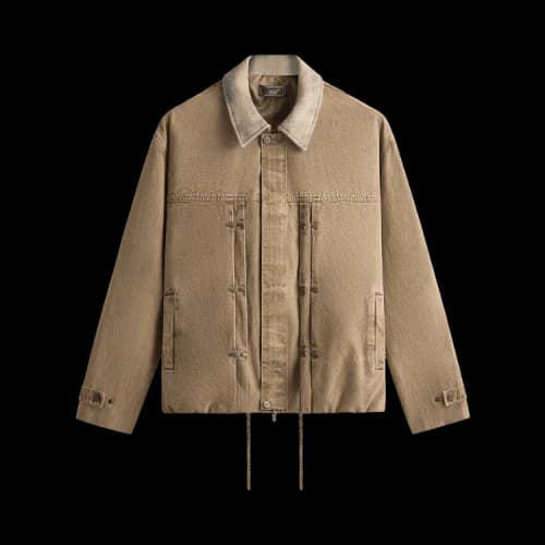 Kith Washed Canvas Ariel Blouson Jacket 'Sandalwood'