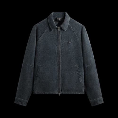 Kith Indigo Velour Efron Blouson Jacket 'Placid'