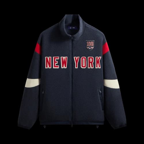 Kith x New York Rangers Pinehurst Sherpa Jacket Nocturnal
