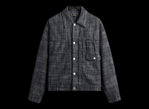 Kith Textured Indigo Alonzo Jacket Dark Indigo
