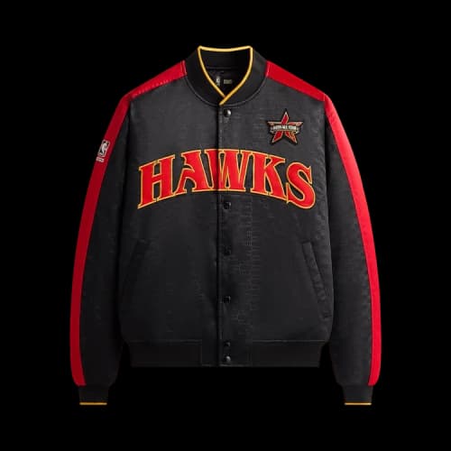 Kith For NBA All-Star Atlanta Hawks Bomber Jacket 'Black'