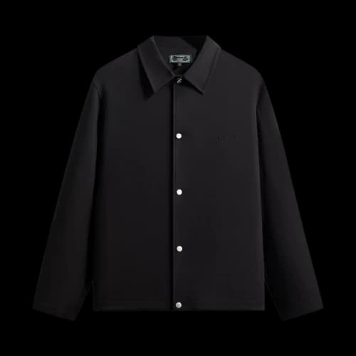 Kith Midweight Double Weave Coaches Jacket 'Black'