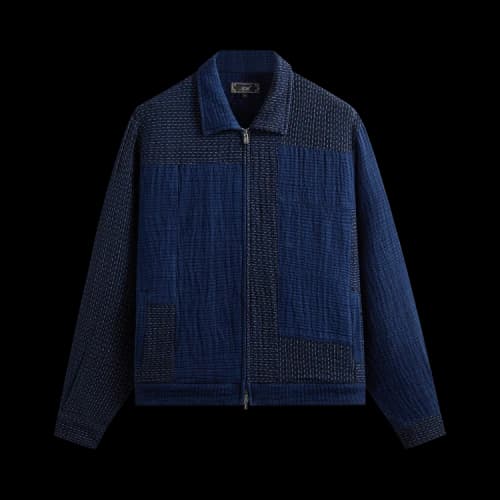 Kith Stitched Patchwork Connor Blouson Jacket 'Dark Indigo'