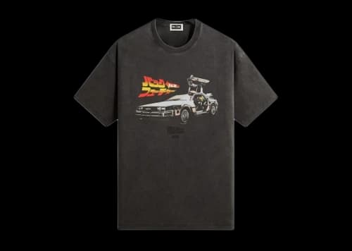 Kith x Back to the Future DeLorean Vintage Tee Black