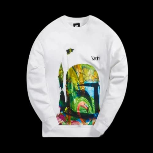 Kith For Star Wars Boba Fett Crewneck 'White'