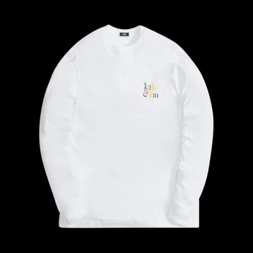 Kith & Kin Menorah Long-Sleeve Tee 'White'