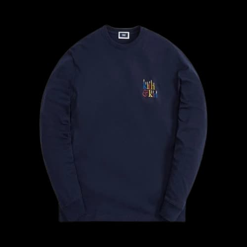 Kith & Kin Menorah Long-Sleeve Tee 'Nocturnal'