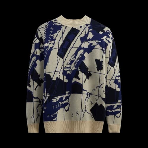 Kith New York Atlas Crewneck 'Sandrift'