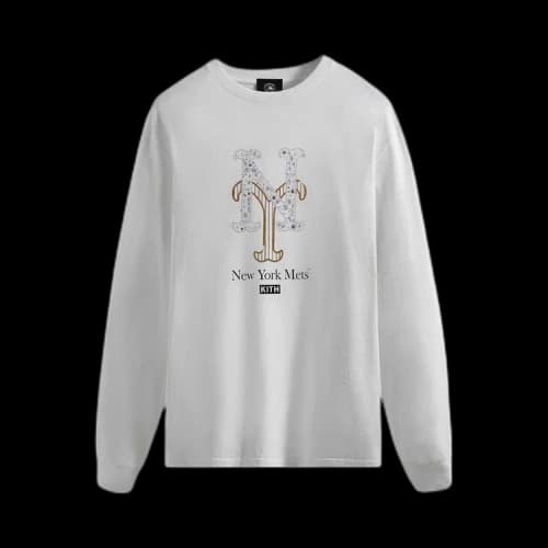 Kith For Rachel Goatley Mets Long-Sleeve Tee 'White'