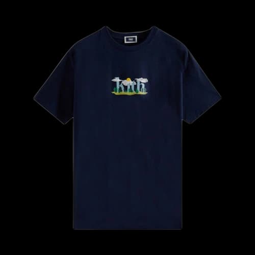 Kith Cloud Serif Logo Tee 'Nocturnal'