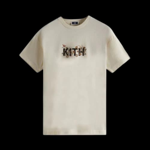 Kith Jacobean Logo Vintage Tee 'Sandrift'