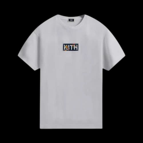 Kith Begonia Floral Box Logo Tee 'White'