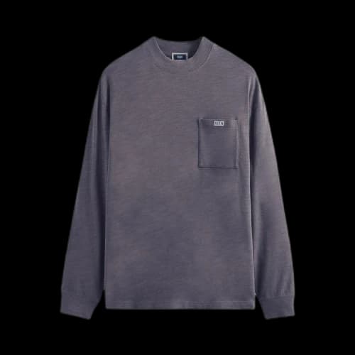 Kith Long-Sleeve Mock Neck Pocket JFK 'Granite'