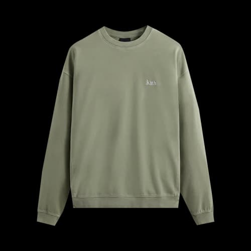 Kith Crystal Wash Interlock Vintage Crewneck 'Cavan'