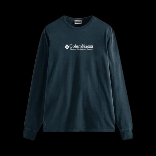 Kith For Columbia Element Exploration Agency Long-Sleeve Tee 'Abyss'