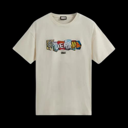 Kith For Spider-Man Comic Covers Tee 'Sandrift'