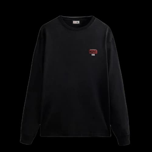 Kith For Spider-Man Timeline Long-Sleeve Tee 'Black'