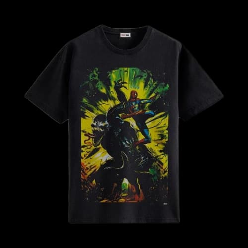 Kith For Spider-Man Venom Battle Vintage Tee 'Black'