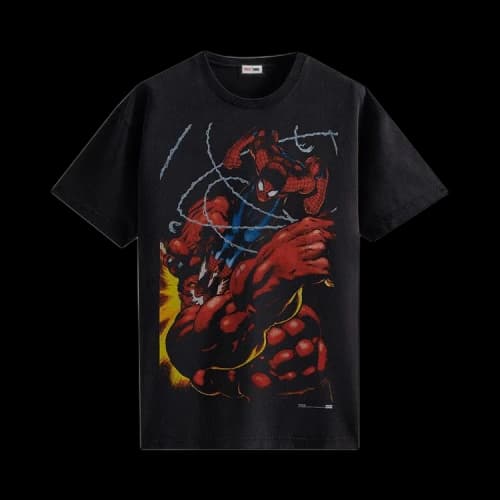 Kith For Spider-Man Red Hulk Vintage Tee 'Black'