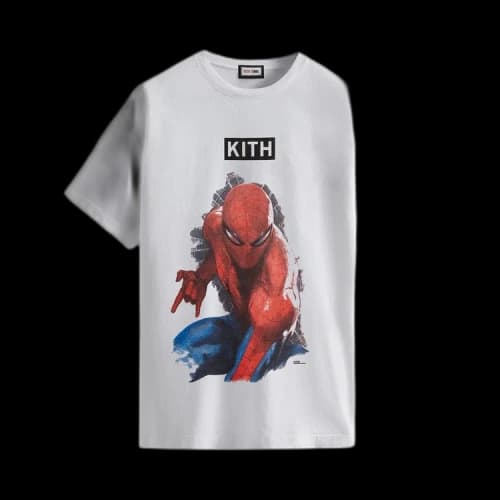 Kith For Spider-Man Action Vintage Tee 'White'