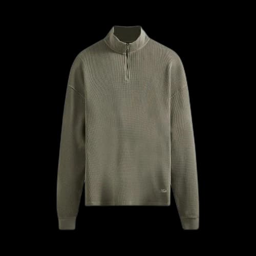 Kith Waffle Quarter Zip 'Folly'