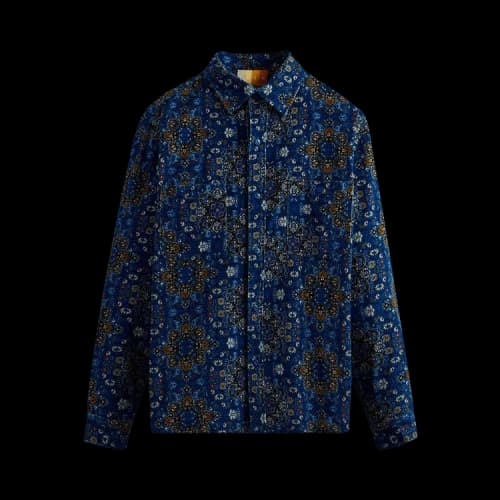 Kith Corduroy Printed Apollo Shirt 'Voyage'