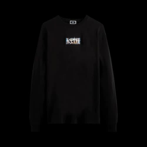 Kith For B Robert Moore Classic Logo Long-Sleeve Tee 'Black'