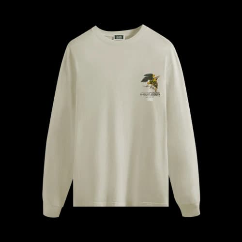 Kith For AMNH Rare Birds Vintage Long-Sleeve Tee 'Sandrift'
