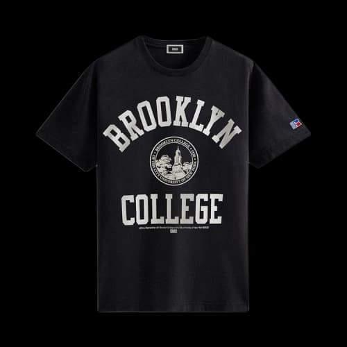 Kith x Russell Athletic For CUNY Brooklyn College Vintage Tee 'Black'