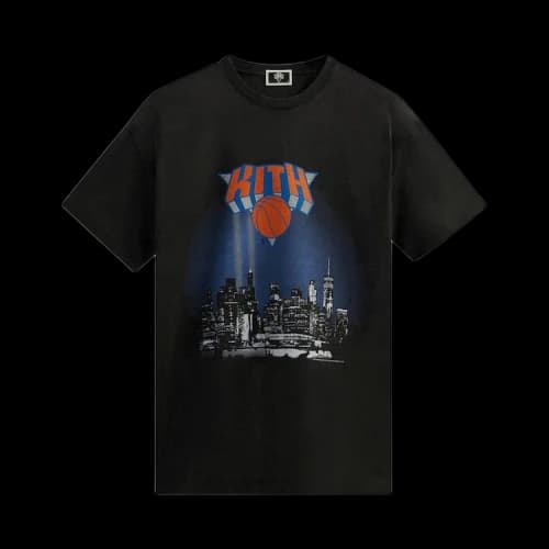 Kith For New York Knicks City Vintage Tee 'Black'