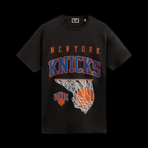 Kith For New York Knicks Basketball Vintage Tee 'Black'
