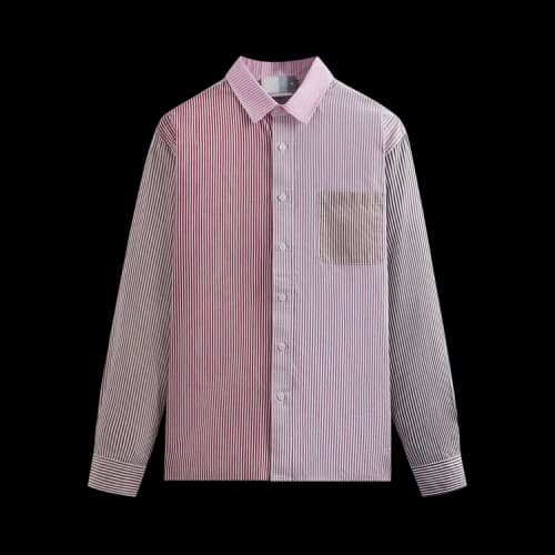 Kith Striped Berkeley Button Down Shirt 'Bloom'