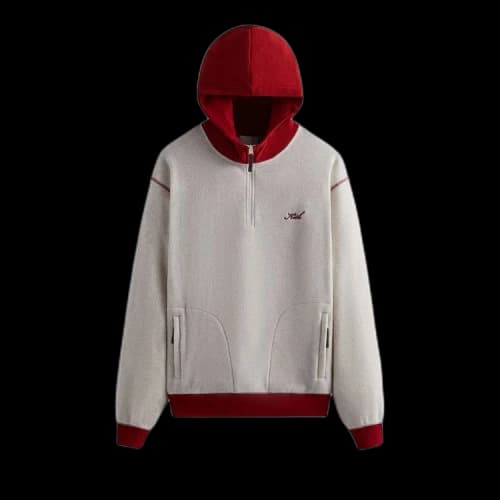 Kith Coleman Quarter Zip Hoodie 'Oatmeal'
