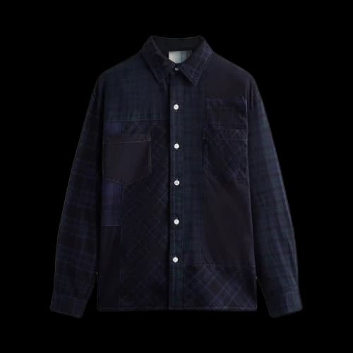 Kith Patchwork Berkeley Buttondown Shirt 'Nocturnal'