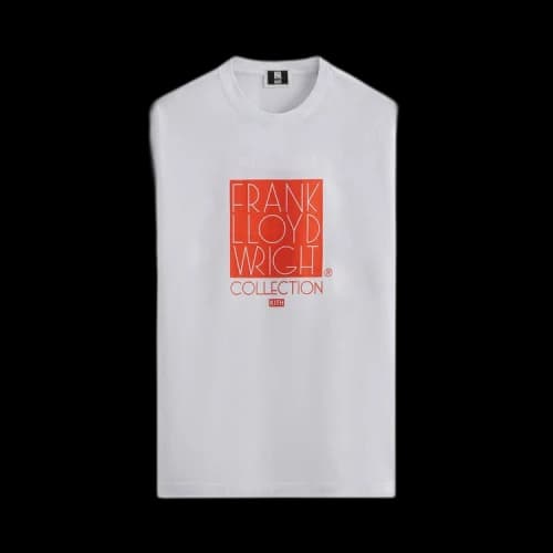 Kith For Frank Lloyd Wright Foundation Logo Tee 'White'