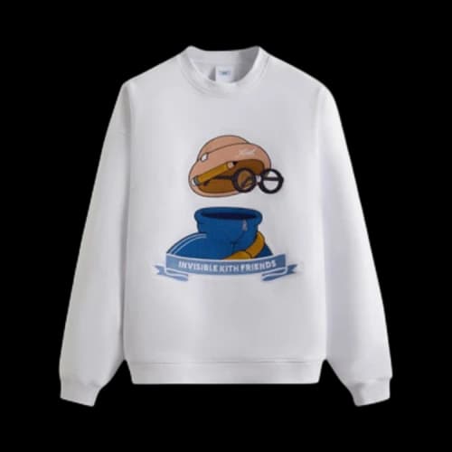 Kith x Invisible Friends Crewneck 'White'