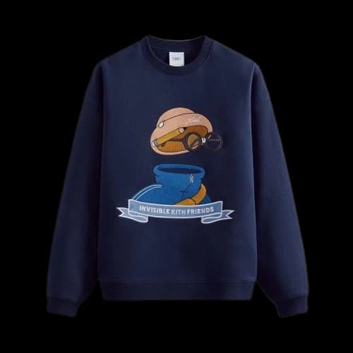 Kith x Invisible Friends Crewneck Nocturnal'
