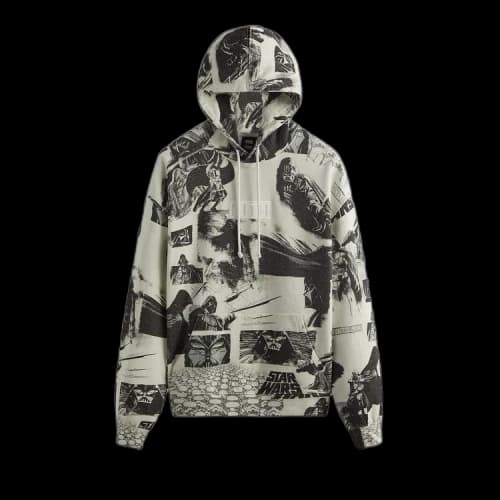 Kith x Star Wars Darth Vader Illustration Hoodie 'Waffle'