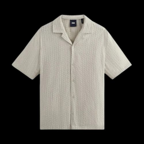Kith Embroidered Voile Thompson Camp Collar Shirt 'Hallow'