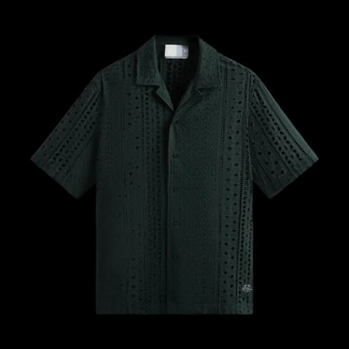 Kith Eyelet Thompson Camp Collar Shirt 'Stadium'