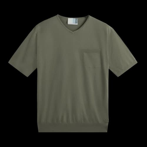 Kith Sylvan Knit V Neck Tee 'Scene'