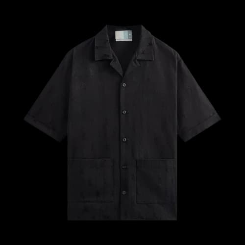 Kith Jacquard Faille Reade Shirt 'Black'