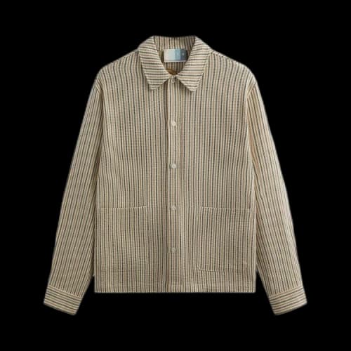 Kith Long-Sleeve Boxy Collared Overshirt 'Loft'