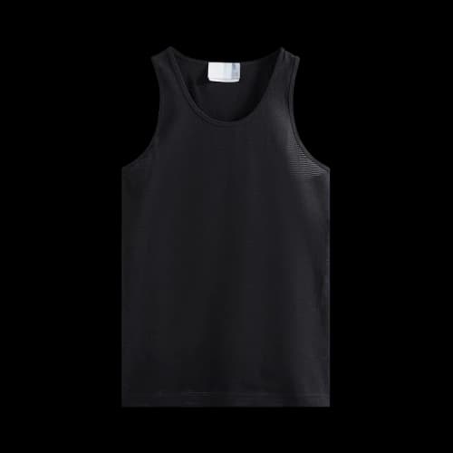 Kith Pointelle Mesh Spencer Tank 'Black'